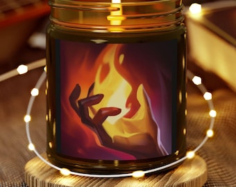 League of Legends Ignite Candle, Coconut Wax Gamer Gift