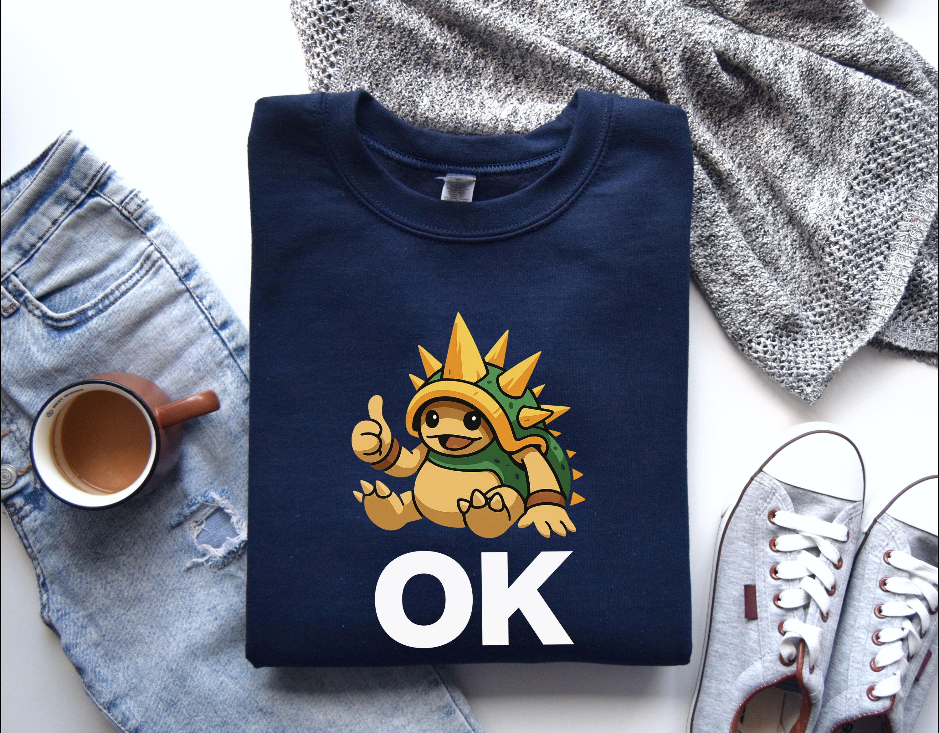 League of Legends Rammus OK Shirt, Funny Lol Tshirt Hoodie, Gaming