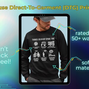Things I Do in My Spare Time DnD Shirt, Funny Dungeons & Dragons Gamer Tee, Tabletop RPG Humor Gift for Players image 16