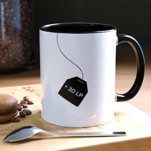 League of Legends LP Mug - LoL Tea Bag Tag | Accent Coffee Mug (11, 15oz) | Personalized Gaming Gift