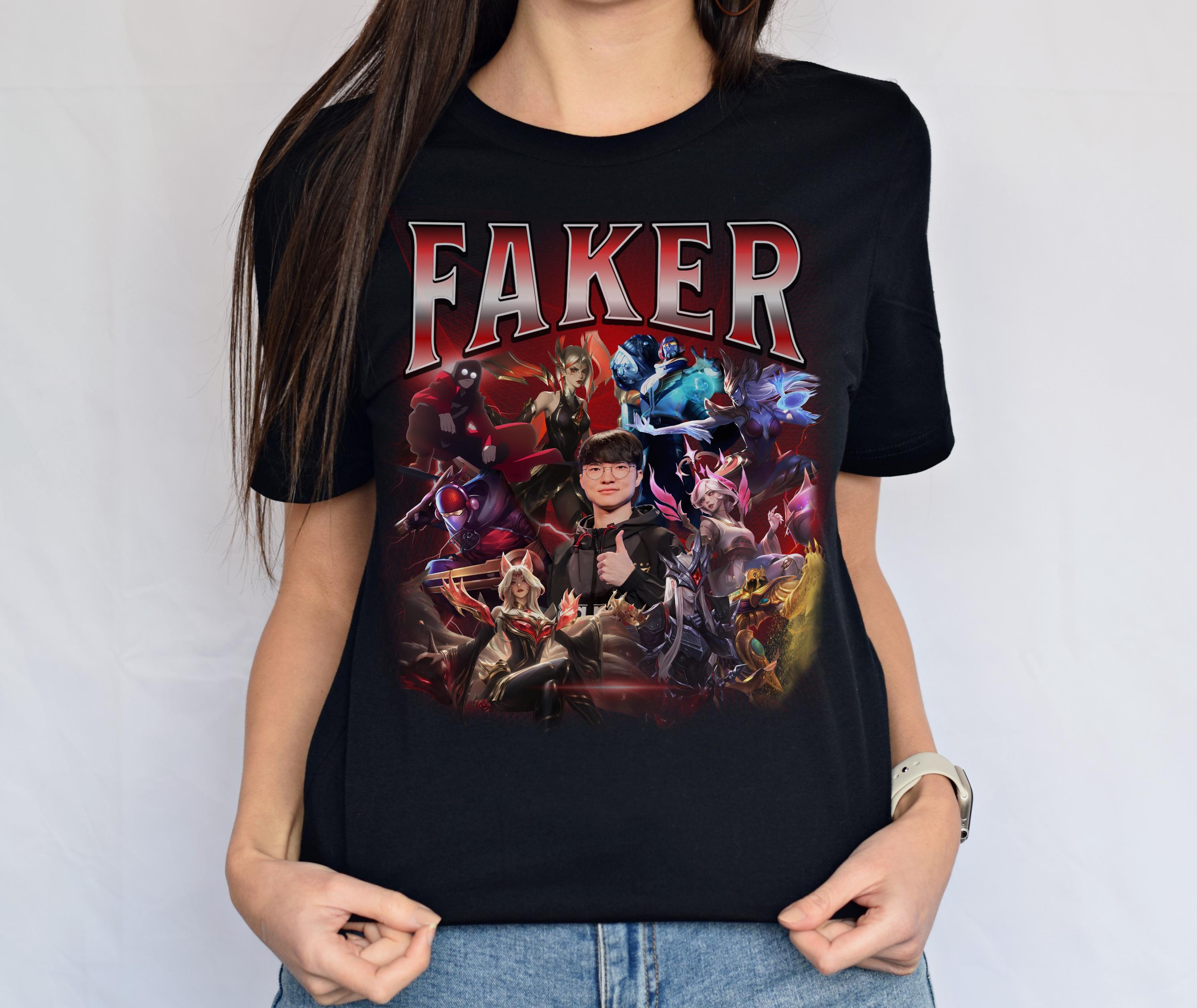 League of Legends Faker T1 Unisex T-shirt, Esports Fan Apparel