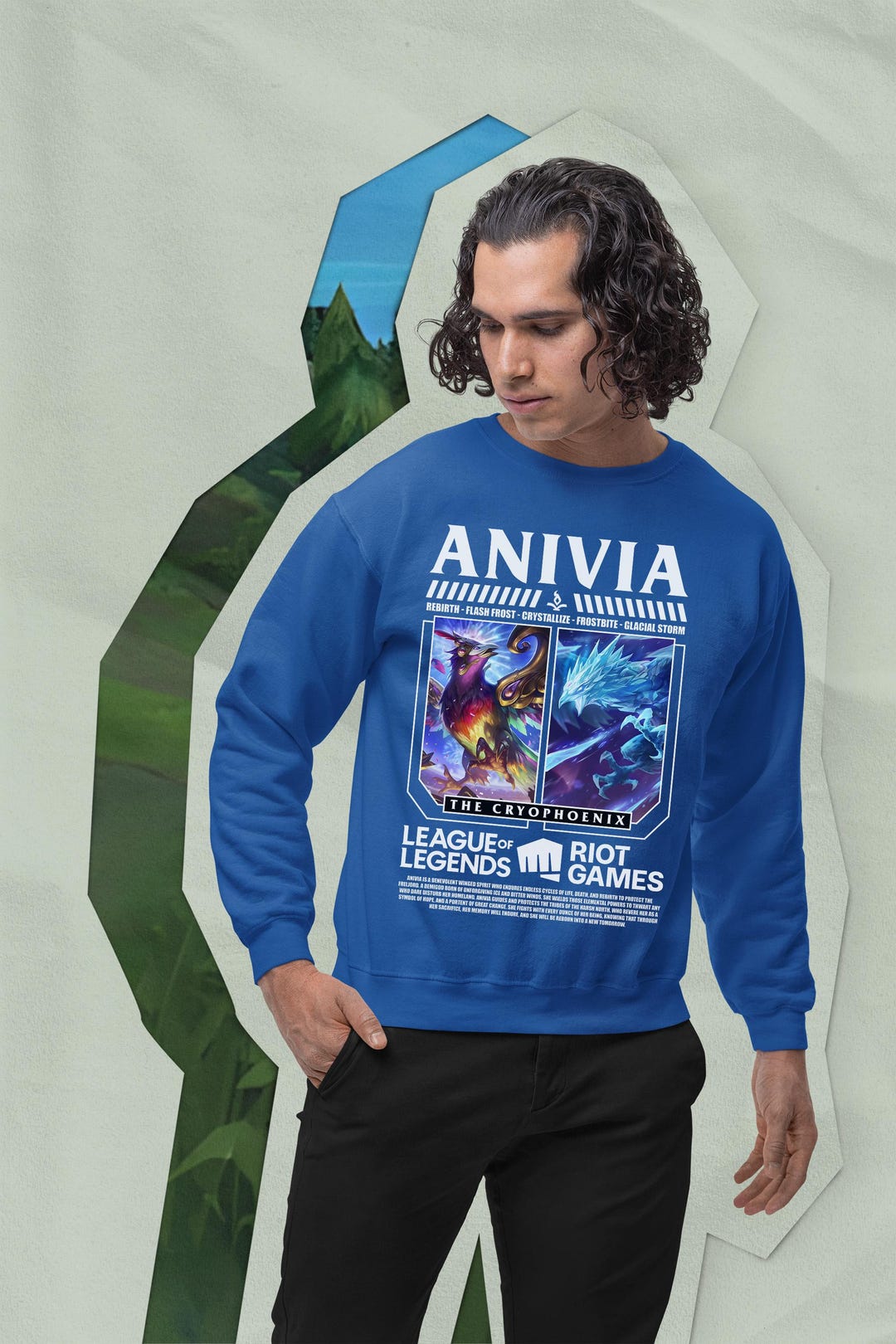 The Enemy Professional ストライプスウェット Lサイズ Anivia League of Legends Sweatshirt, Unisex Gamer Apparel - Etsy