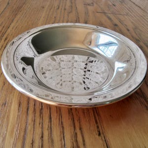 Vintage Silver Plate Bowl, Reed & Barton Ambassador Collection, 6 3/8&quot; x 1&quot;, Silver Candy Dish, Silver Trinket Bowl, Small Silver Bowl