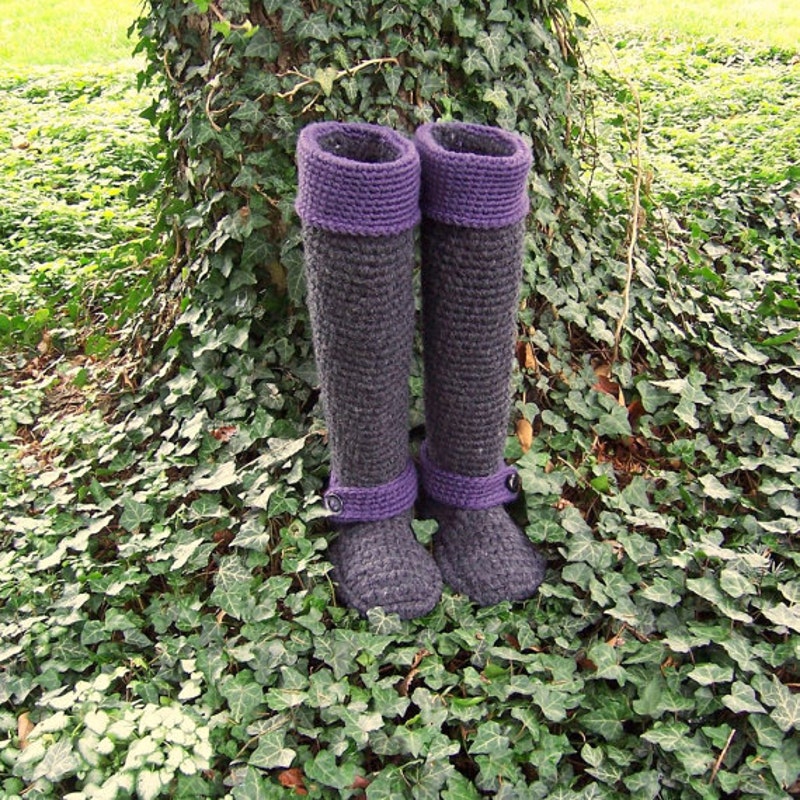 crochet boots with soles