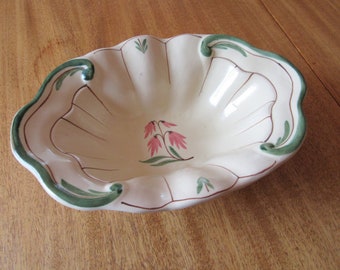 1950&#39;s Bo Fajans Bowl, Gefle (Gävle), Sweden, Art Deco, Vintage Ceramics, Vintage Pottery, Numbered