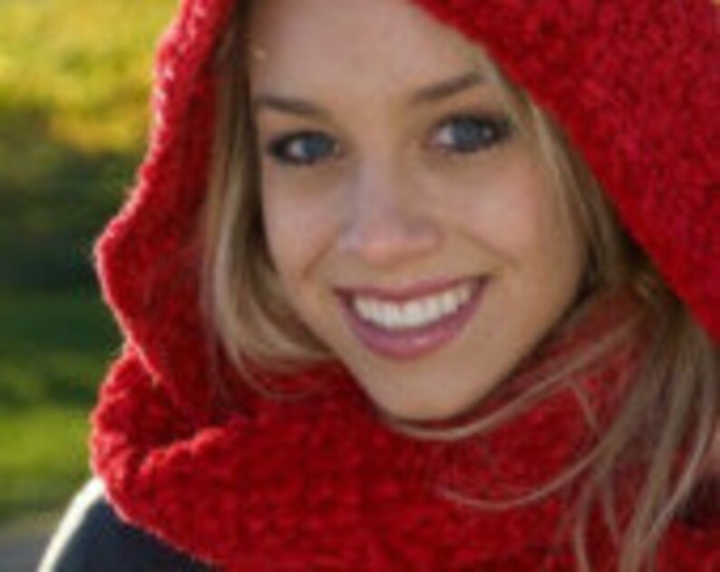 Hooded Scarf Pattern image 2