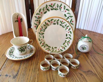 Vintage Lenox Holiday Dinnerware Collection, Your Choice, Lenox