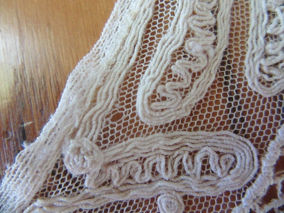 Antique Hand Made Lace Collar,  Embroidered Lace,… - image 5