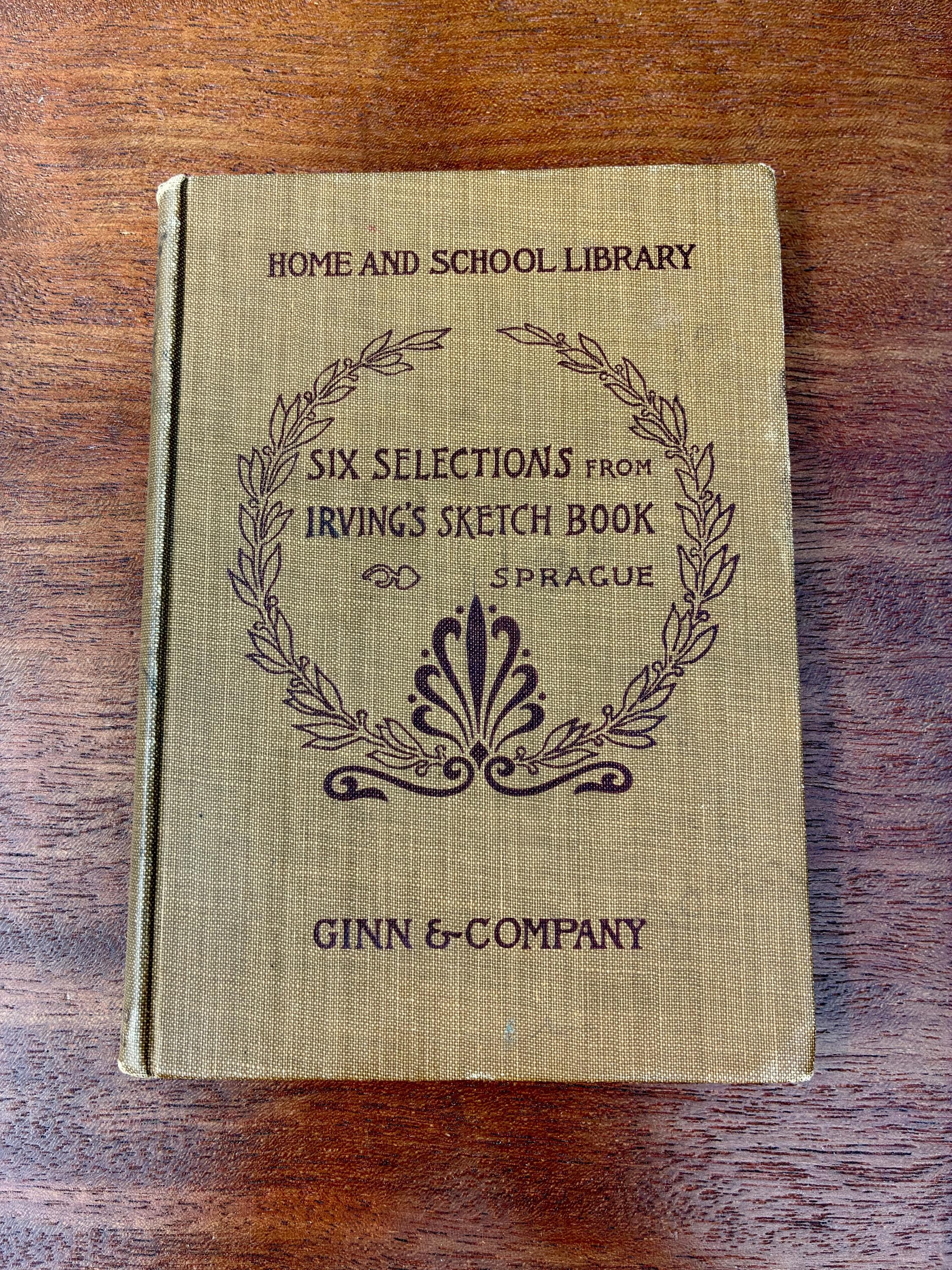1878 Six Selections From Irving's Sketch Book Home School, Sprague