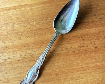 Antique Wm Rogers & Sons 1910 Orange Blossom Grapefruit Spoon, Silverplate Grapefruit Spoon, Grandmacore,
