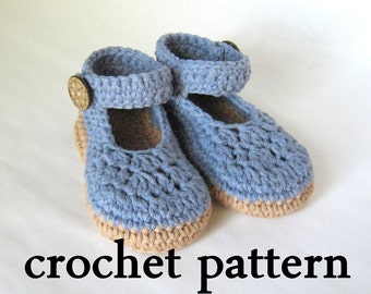 Baby Mary Janes Crochet Pattern, Baby Shoe Crochet Pattern, Picture Tutorial, Crochet Pattern