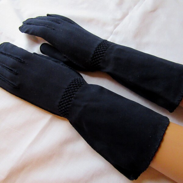 Black Dress Gloves Etsy