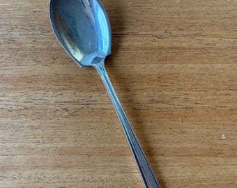 Vintage 1923 Holmes & Edwards Jelly Spoon, E Monogram, Pattern Century, Grandmacore, Silverplate, Vintage Silverware,