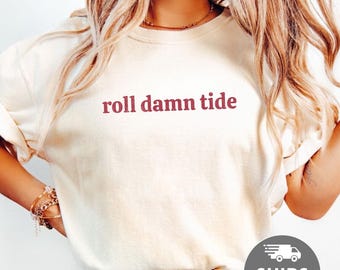 Alabama Football Shirt Comfort Colors Crimson Tee Alabama Football Tshirt Oversized Game Day Sweatshirt Football Fan Hoodie