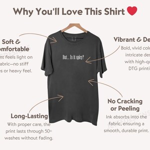 But Is It Spicy Shirt Comfort Colors Smut Reader T-Shirt for Romance Book Lovers Funny Bookish Tee for Book Club Friend Booktok Gift Idea