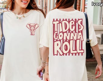 Alabama Football Shirt, Comfort Colors Elephant Tee, Crimson Tide Game Day Shirt, Bama Fan Gift