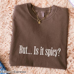 But Is It Spicy Shirt Comfort Colors Smut Reader T-Shirt for Romance Book Lovers Funny Bookish Tee for Book Club Friend Booktok Gift Idea
