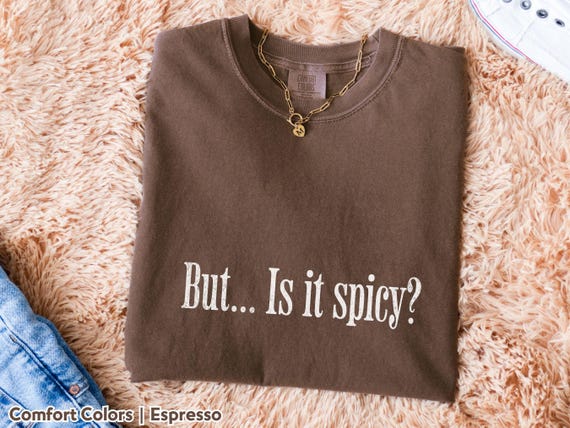 Spicy Book Shirt Comfort Colors Tee For Smut Reader But Is It Spicy Shirt Comfort Colors T-Shirt for Romance Book Lovers