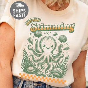 Just Keep Stimming Shirt, Neurodiversity Autism Inclusion Shirt, SPED Neurodivergent Top, ADHD Autism Tshirt, AUDHD Autistic Tee