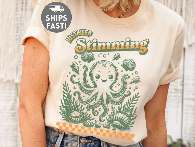 Just Keep Stimming Shirt, Neurodiversity Autism Inclusion Shirt, SPED Neurodivergent Top, ADHD Autism Tshirt, AUDHD Autistic Tee