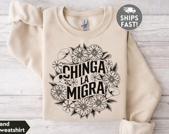 Chinga La Migra Comfort Colors Tee: Political Protest Activist Shirt