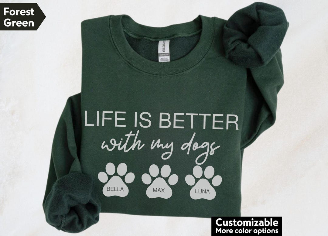 Better Life With My Pet - Personalized Custom Long Sleeve T-Shirt