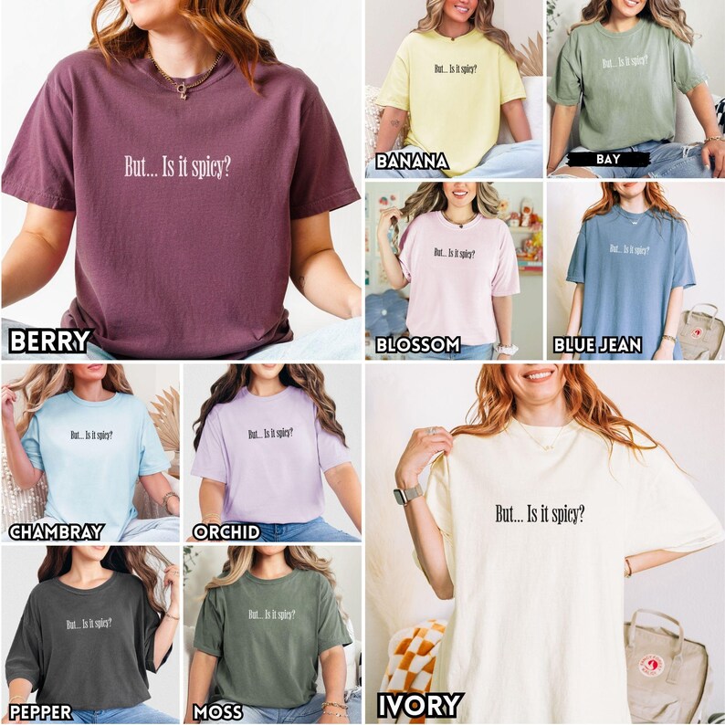 But Is It Spicy Shirt Comfort Colors Smut Reader T-Shirt for Romance Book Lovers Funny Bookish Tee for Book Club Friend Booktok Gift Idea