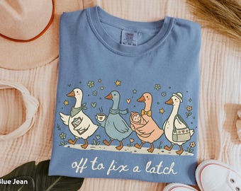 Comfort Colors Funny IBCLC Shirt, Personalized Lactation Consultant Goose Tee, Custom Breastfeeding Top Gift, Milk Expert Apparel, LC Nurse