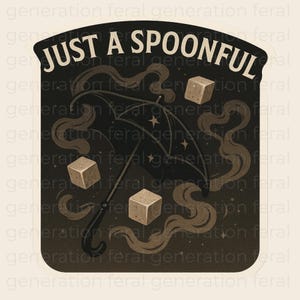 Nur ein Löffel – PNG Digital Download | Kommerzielle Nutzung | Perfekt geeignet für T-Shirts, Sticker, Tassen & mehr