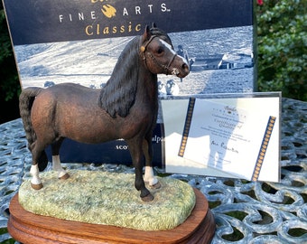 Border Fine Arts Welsh Mountain Pony Figurine: B0534B .Limited Edition .In Origial Box