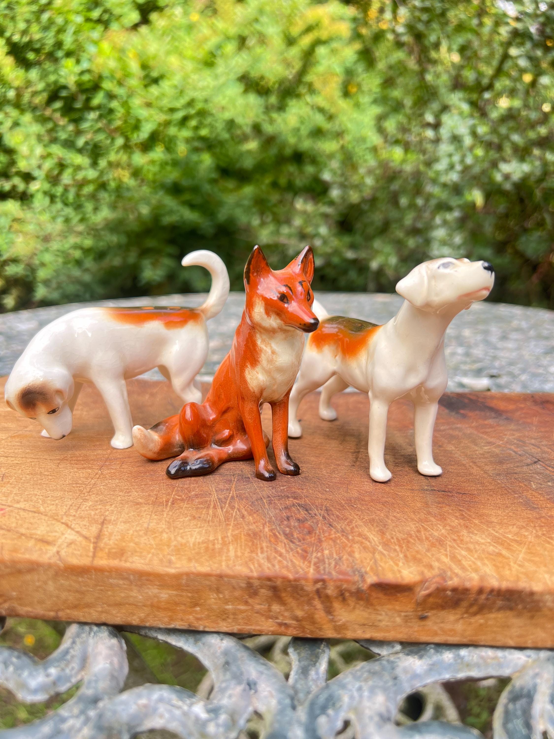 Beswick Foxes - Etsy