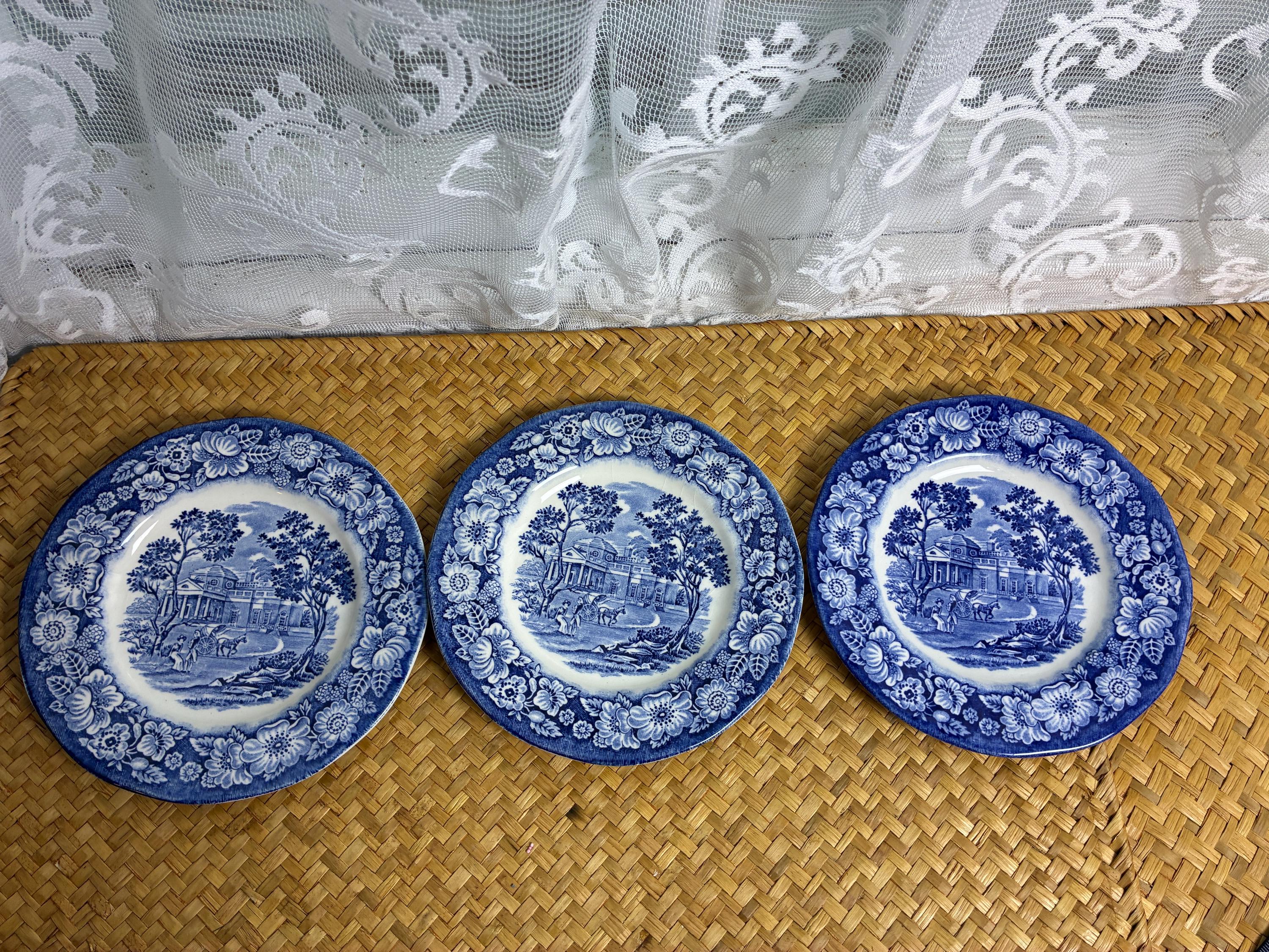 Liberty Blue Ironstone Dishes Vintage - Etsy