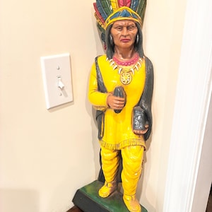wooden indian tobacco Indian Tobacco Statue