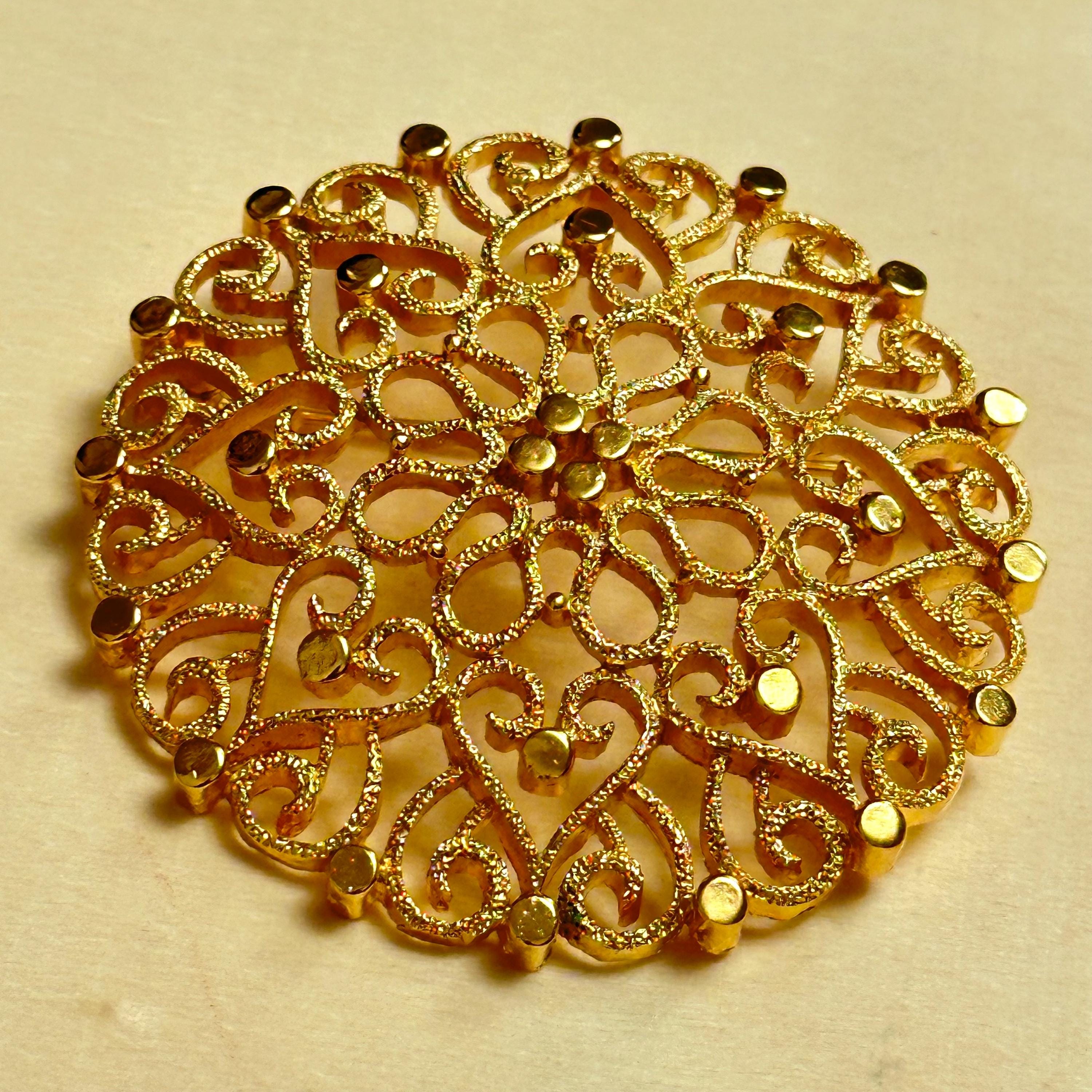 Trifari Brooch - Etsy