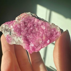 Gorgeous Cobalto Calcite Specimen | Natural Crystal from DRC Congo | Vibrant Pink Calcite with Stunning Coloration | Unique Mineral Display