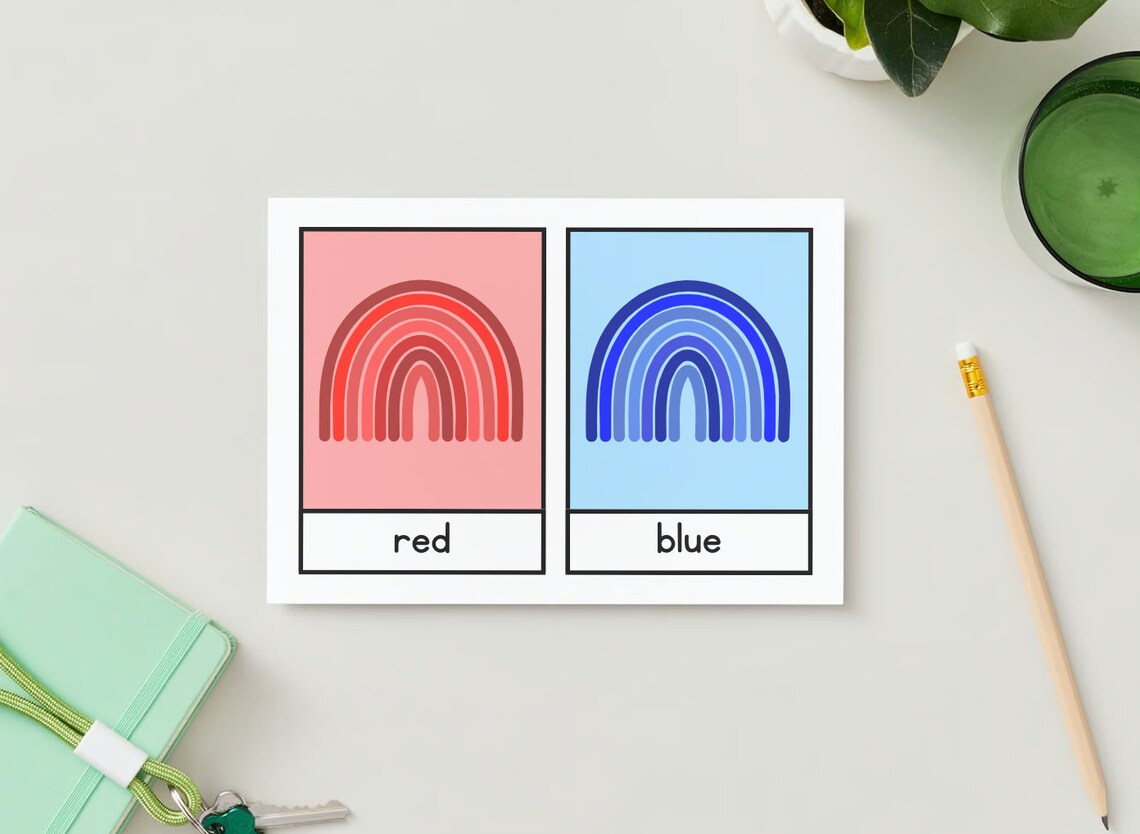 TEACHER MADE Colour Flashcards | Printable Flashcards | Wall Art ...