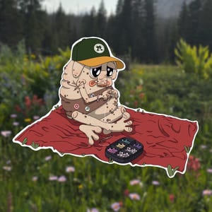 Collezione di adesivi Cryptid Summer Camp - Braccialetti Squonk BFF - Solo personaggio