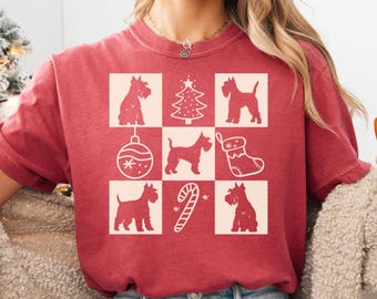 Schnauzer Christmas Shirt Miniature Schnauzer Xmas Shirt Schnauzer Gifts Schnauzer Shirt Schanuzer Mom Shirt Christmas Dog Shirt Dog Xmas