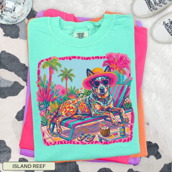 Blue Heeler Shirt, Australian Cattle Dog T-Shirt, Comfort Colors Trendy Summer TShirt, Dog Meme Tee, Dog Lover Gifts, Funny Dog Top, Dog Mom