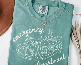 ER Nurse Shirt, Emergency Department ER Crew T shirt, Emergency Room Gift, Ed Nurse Tee, Nurse Sweatshirt, RN Gift Emergency Tech Shirt