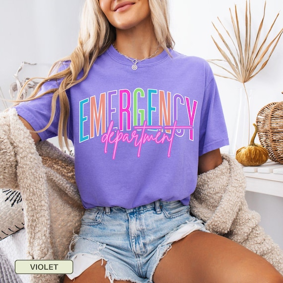 ER Nurse Shirt, Emergency Department ER Crew T shirt, Emergency Room Gift, Ed Nurse Tee, Nurse Apparel, RN Gift Emergency Tech Shirt