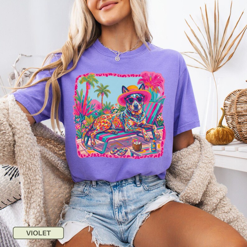 Blue Heeler Shirt, Australian Cattle Dog T-Shirt, Comfort Colors Trendy Summer TShirt, Dog Meme Tee, Dog Lover Gifts, Funny Dog Top, Dog Mom image 6