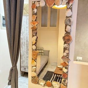 Seashells, seashell, mirrors, mirror, seashell mirror, seashells, seashell creations