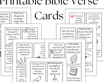 Bible Verse Affirmation Cards | Inspirational Scripture Deck for Faith & Encouragement