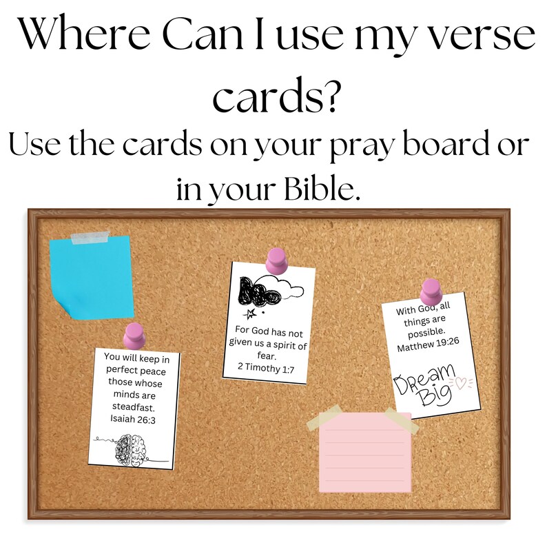 Bible Verse Affirmation Cards | Inspirational Scripture Deck for Faith ...