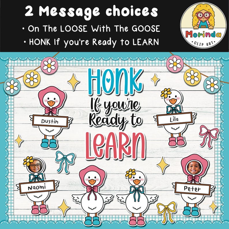 Goose Bulletin Board Kit | Silly Goose Classroom Decor | Back to School ...