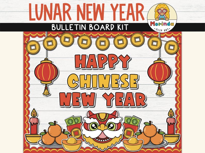Lunar New Year Bulletin Board | Happy Chinese New Year 2026 | Lantern ...