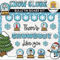 Snow Globe Bulletin Board,christmas,winter,december Classroom ...