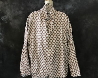 Vintage 1960's flannel pyjamas pajamas