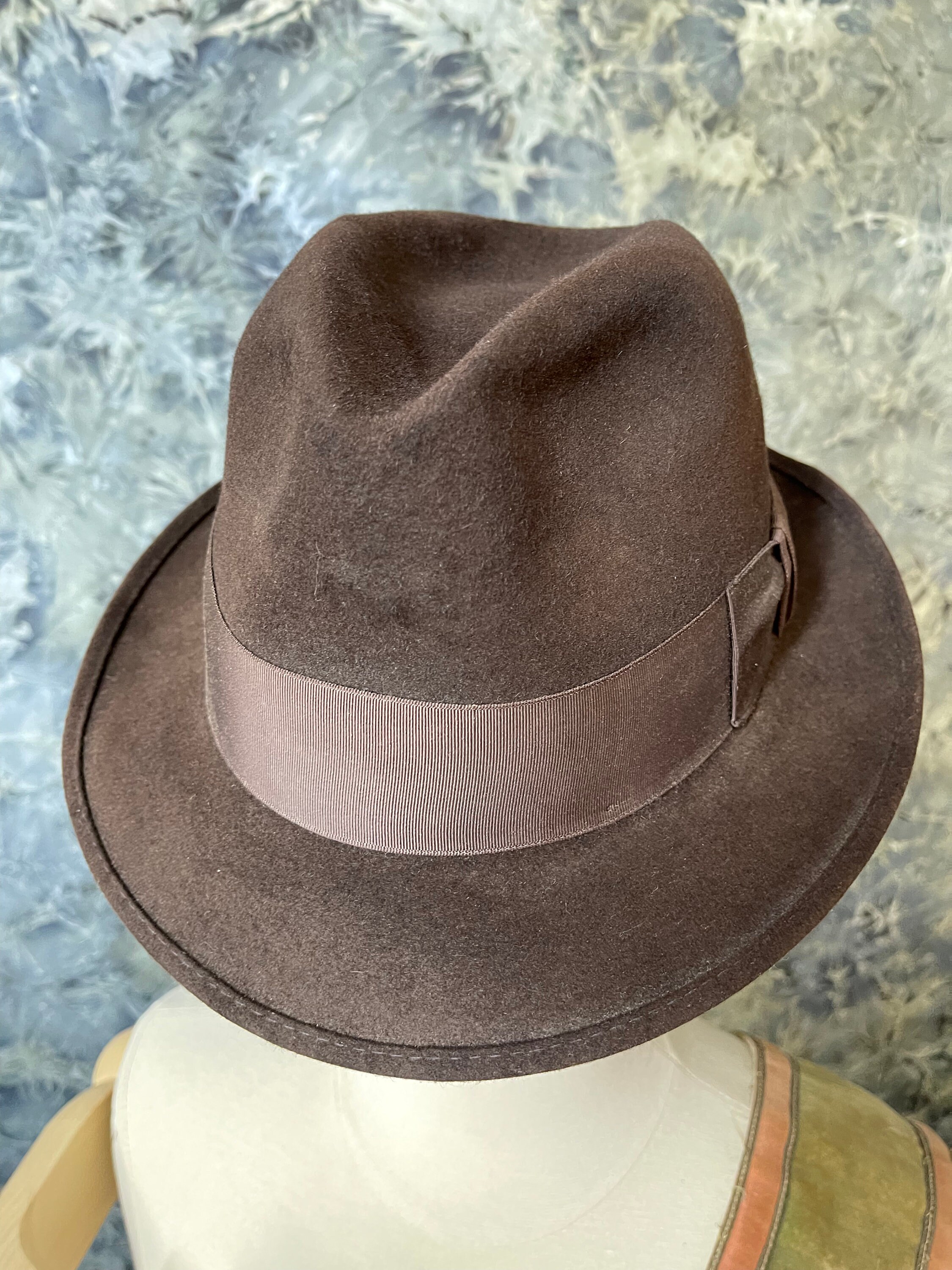 Vintage 50's Mallory Chocolate Brown Felt Fedora 7 1/2 - Etsy Vintage 50's Mallory Chocolate Brown Felt Fedora 7 1/2 - Etsy